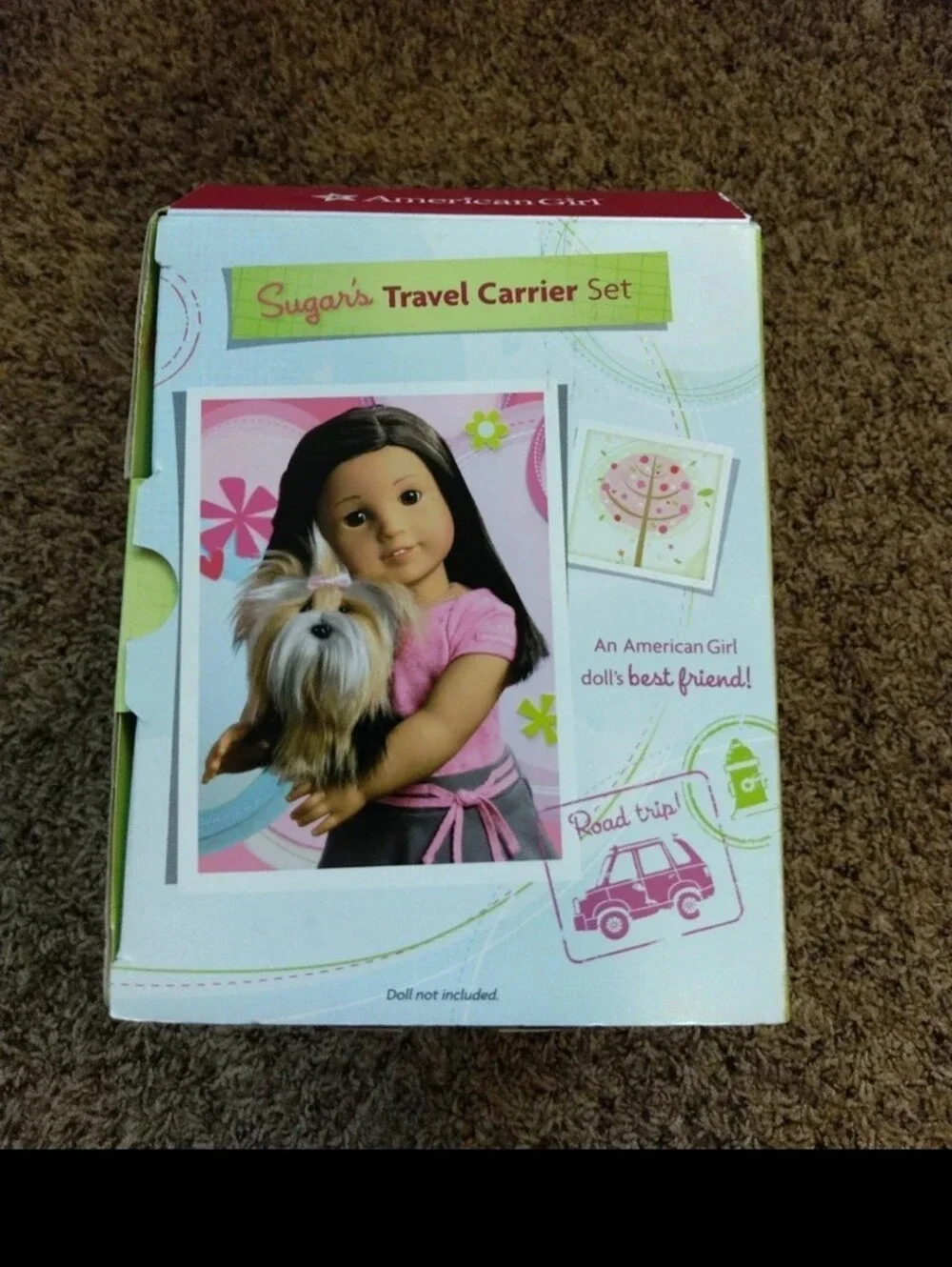 American Girl Sugars Travel Carrier Set Rare 2012 vintage NIB
